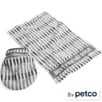 Reddy Blue Drool Mitt & Towel Set for Dogs