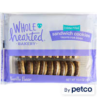 WholeHearted Tasty Snacks Duplex Creme Sandwich Cookies Dog Treats