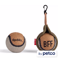 Reddy Tan On-the Go Ball with Holder Dog Toy