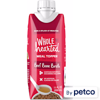 WholeHearted Beef Bone Broth Recipe Wet Dog Meal Topper