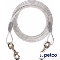 EveryYay Reflective Tie-Out Cable, For Dogs Up to 100 lbs