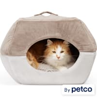 EveryYay 2-in-1 Novelty Pyramid Convertible Cat Bed