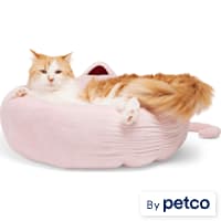 EveryYay Pink Cat Ear Round Bed