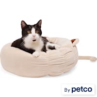 EveryYay Tan Cat Ear Round Bed