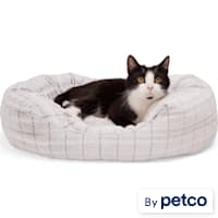 EveryYay Large Faux Fur Spec Cat Bed