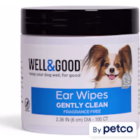 Well & Good Small Dog Ear Wipes