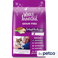 WholeHearted Grain Free Turkey Formula Dry Cat Food