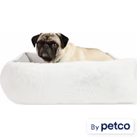 EveryYay Faux Fur Reversible Cuddler Dog Bed