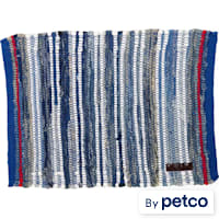 Reddy Blue Woven Dog Placemat