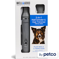 Well & Good 2-in-1 Nail Grinder & Paw Trimmer for Dogs