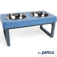 EveryYay Foldable Elevated Double Diner Cat Bowl