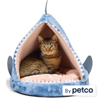 EveryYay Shark Hooded Cat Bed