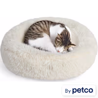 EveryYay Shag Round Cat Bed