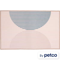 EveryYay Modern Tan Half Moon Pet Placemat