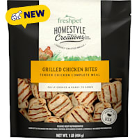 Freshpet Homestyle Creations Grilled Chicken Bites Tender Chicken Complete Meal Dog Food