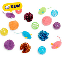 Petco Plush Mice & Variety Ball Cat Toy Multipack