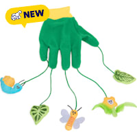 Petco Interactive Cat Teaser Glove Toy with 5 Attachments