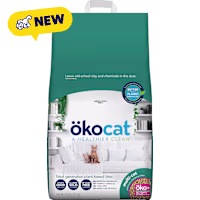 Okocat Multi-Cat Premium Clumping Wood Natural Cat Litter