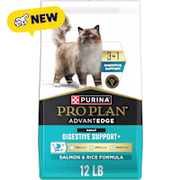 Purina Pro Plan AdvantEDGE Digestive Support Plus Adult Salmon and Rice Formula Dry Cat Food