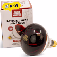 Fluker's Farmyard Favorites Infrared Heat Lamp for Chickens