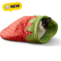 Petco Strawberry Sleep Sack Cat Bed