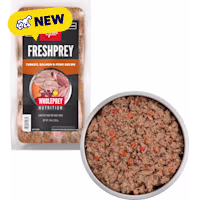ORIJEN FRESHPREY Frozen Turkey, Salmon & Pork Recipe Complete Adult Dog Food