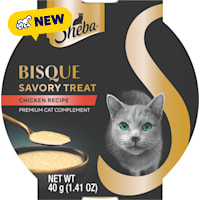 Sheba Selections Bisques Chicken Recipe Lickable Cat Treats & Cat Food Toppers