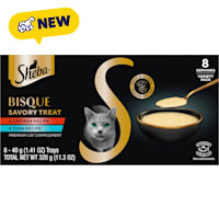 Sheba Selections Bisques Toppers Chicken and Tuna Recipes Lickable Cat Treats & Cat Food