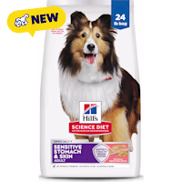 Hill's Science Diet Adult Sensitive Stomach & Sensitive Skin Salmon & Brown Rice Recipe Dry Dog Food
