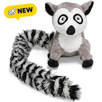 Petco Lemur Long Tail Plush Dog Toy