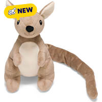 Petco Kangaroo Long Tail Plush Dog Toy