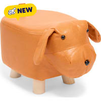 Petco Dog Figural Wooden Base Foot Stool