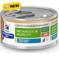 Hill's Prescription Diet Metabolic Weight + j/d Vegetable & Tuna Stew Cat Food