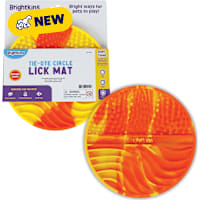 Brightkins Tie Dye Circle Lick Mat