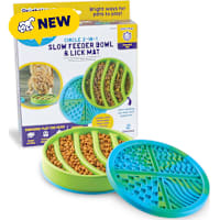 Brightkins Circle 2-IN-1 Slow Feeder Bowl & Lick Mat