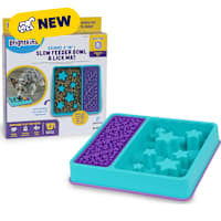 Brightkins Square 2-IN-1 Slow Feeder Bowl & Lick Mat