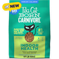 Tiki Cat Born Carnivore Trout & Menhaden Fish Meal Indoor Health Dry Cat Food