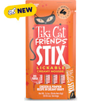Tiki Cat Friends Stix Chicken & Pumpkin Flavor Cat Treats