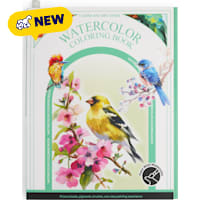 Petco Birds & Flowers Watercolor Coloring Book Set