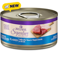 Wellness CORE Grain Free Yellowfin Tuna & Tilapia Signature Selects Flaked Adult Wet Cat Food