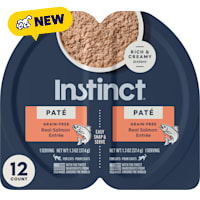 Instinct Pate Split Cup Real Salmon Entree Grain-Free Wet Cat Food