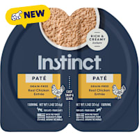 Instinct Pate Split Cup Real Chicken Entree Grain-Free Wet Cat Food