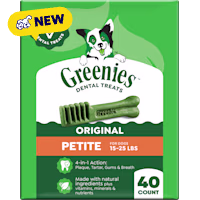 Greenies Dental Original Petite Size Flavor Adult Natural Dental Dog Treats