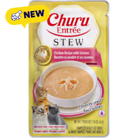 Inaba Churu Chicken Recipe with Salmon Entree Stew Pouch Cat Food