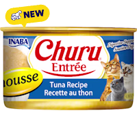 Inaba Churu Tuna Recipe Entree Mousse Can Cat Food
