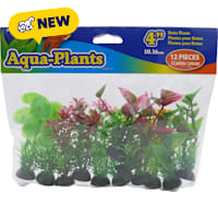 Penn Plax Tide & Treasure 4" Natural Aqua-Plants Betta Plants