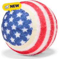 Petco American Flag Tennis Ball Dog Toy
