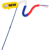 Petco Red White & Blue Snake Cat Teaser Toy