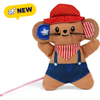 Petco Americana Farmer Mouse Cat Toy