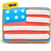 Petco Cinnamon Flavor American Flag Hand-Decorated Dog Treats